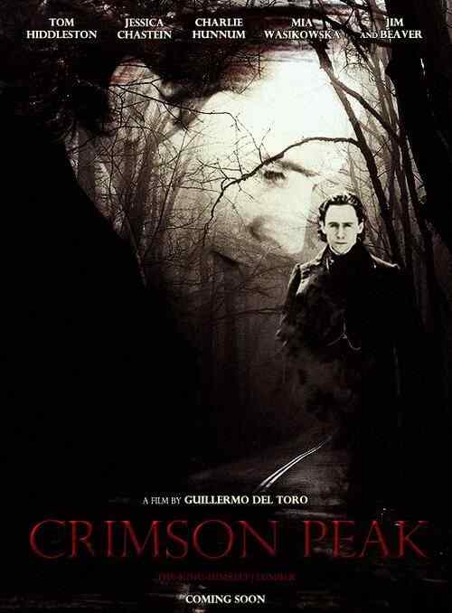 Poster for Guillermo del Toro's Crimson Peak.