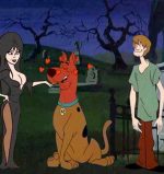 Scooby and Shaggy meet Elvira in this Travis Falligant mashup.