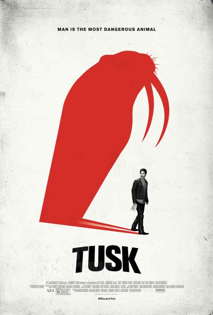 Tusk is Headed to DVD and Blu-ray. New clip from Tusk. Poster for the Kevin Smith Film Tusk.