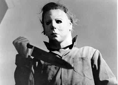 Michael Myers who is the infamous character in the popular Halloween movies. The original was directed by John Carpenter and the remake Rob Zombie.