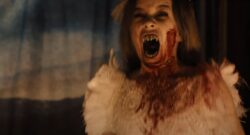A blood-caked vampire wreaks havoc in 2024's Abigail.