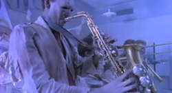 A zombie rocks out in the music video for "Be Chrool To Your Scuel."